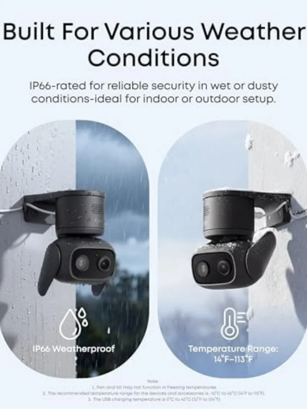 Indoor/Outdoor Security Camera with Color Night Vision & Motion Detection